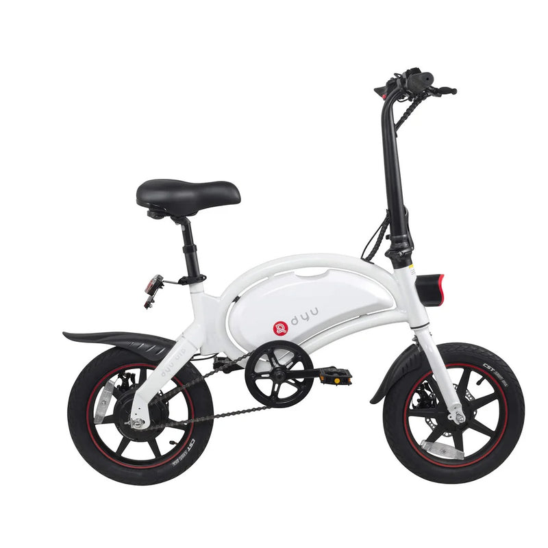 Load image into Gallery viewer, dyu d3 electric bike white
