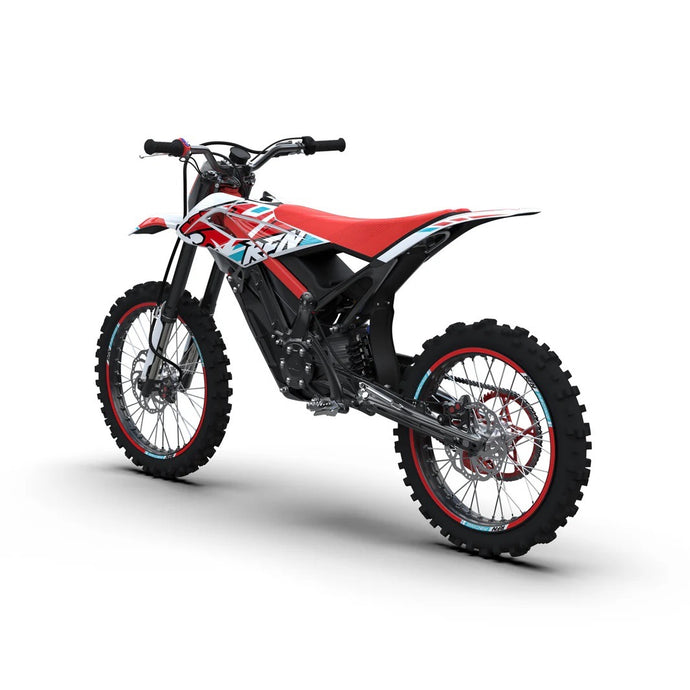 rfn ares rally electric dirt bike red