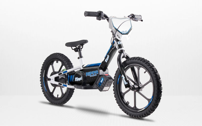 Load image into Gallery viewer, zippi kids electric motorbike blue
