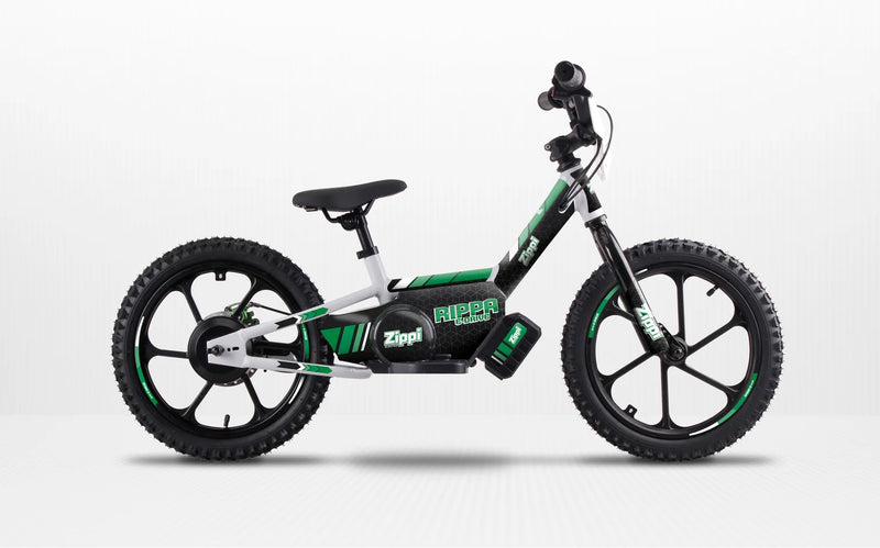 Load image into Gallery viewer, zippi kids electric motorbike green
